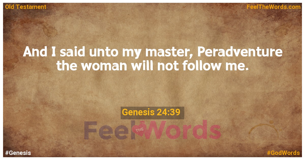 Genesis 24:39