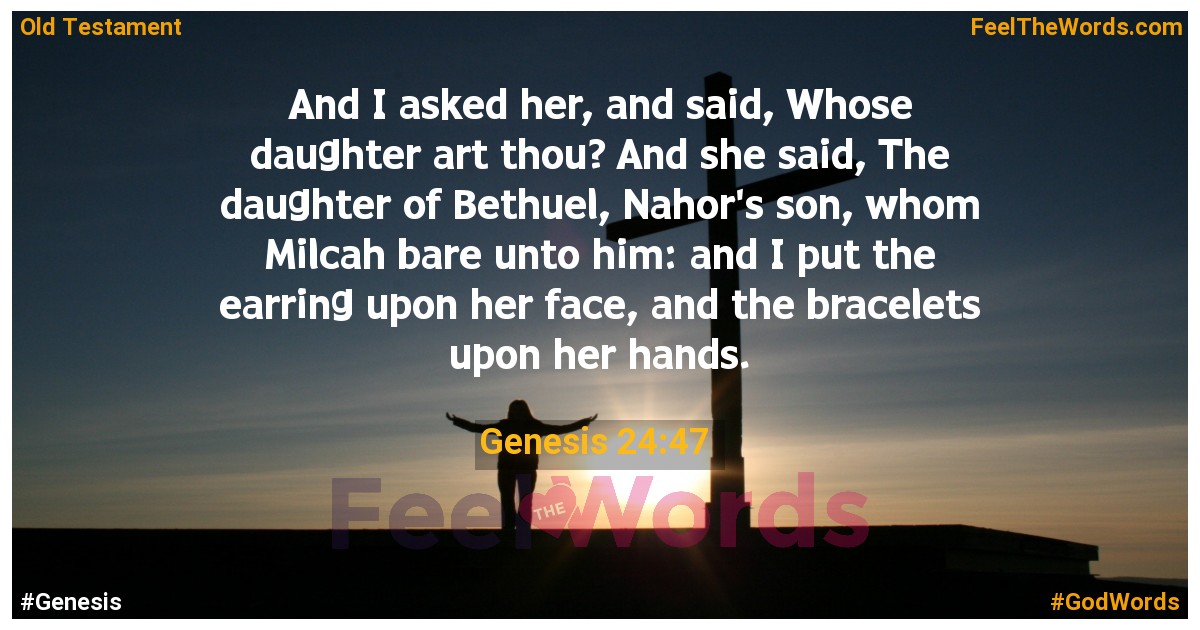 Genesis 24:47