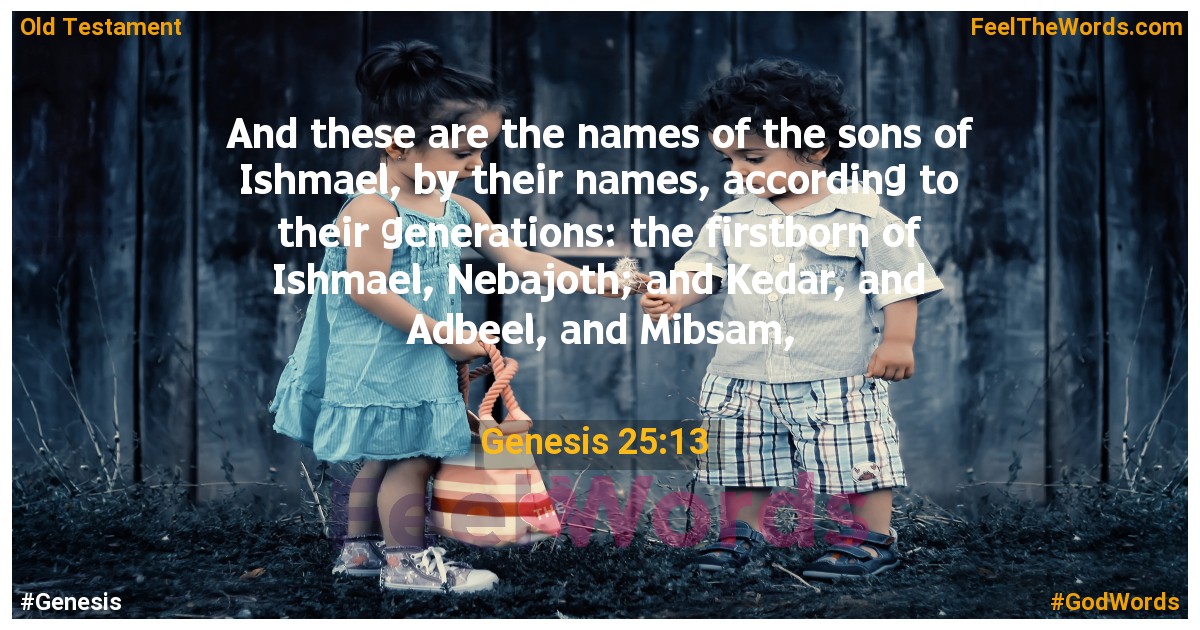 Genesis 25:13