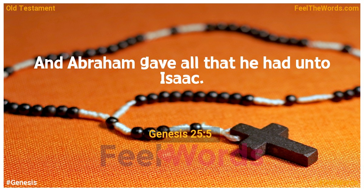 Genesis 25:5