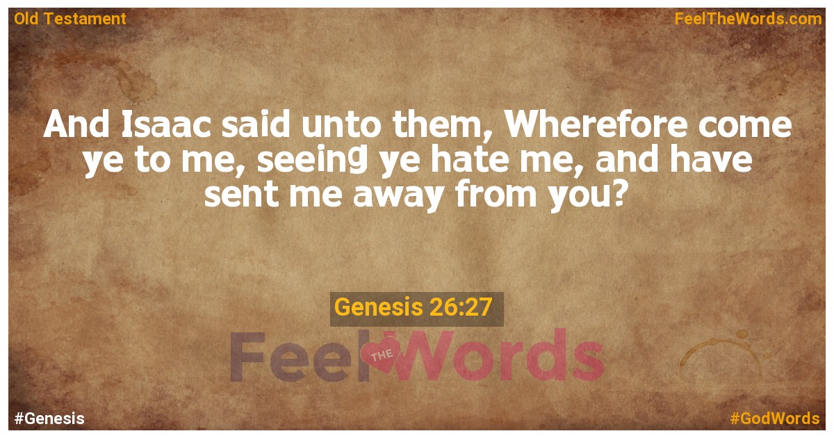 Genesis 26:27