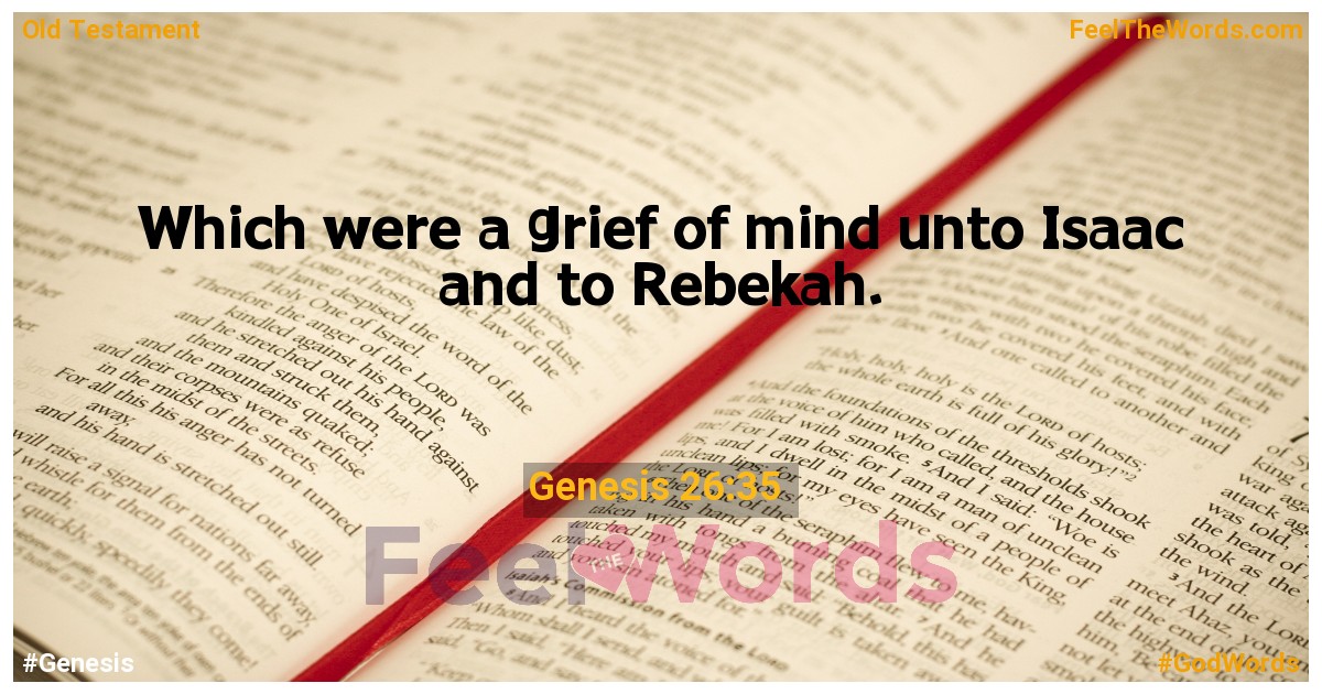 Genesis 26:35