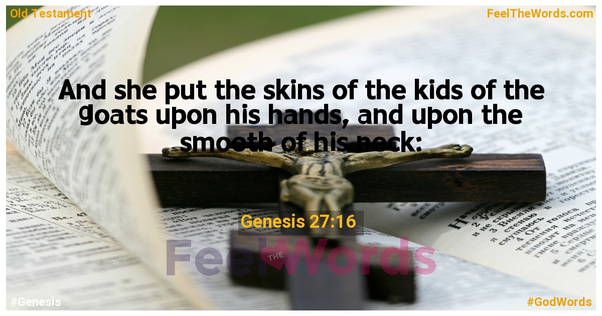 Genesis 27:16