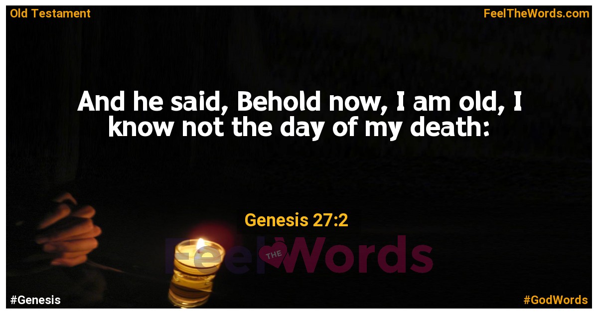 Genesis 27:2