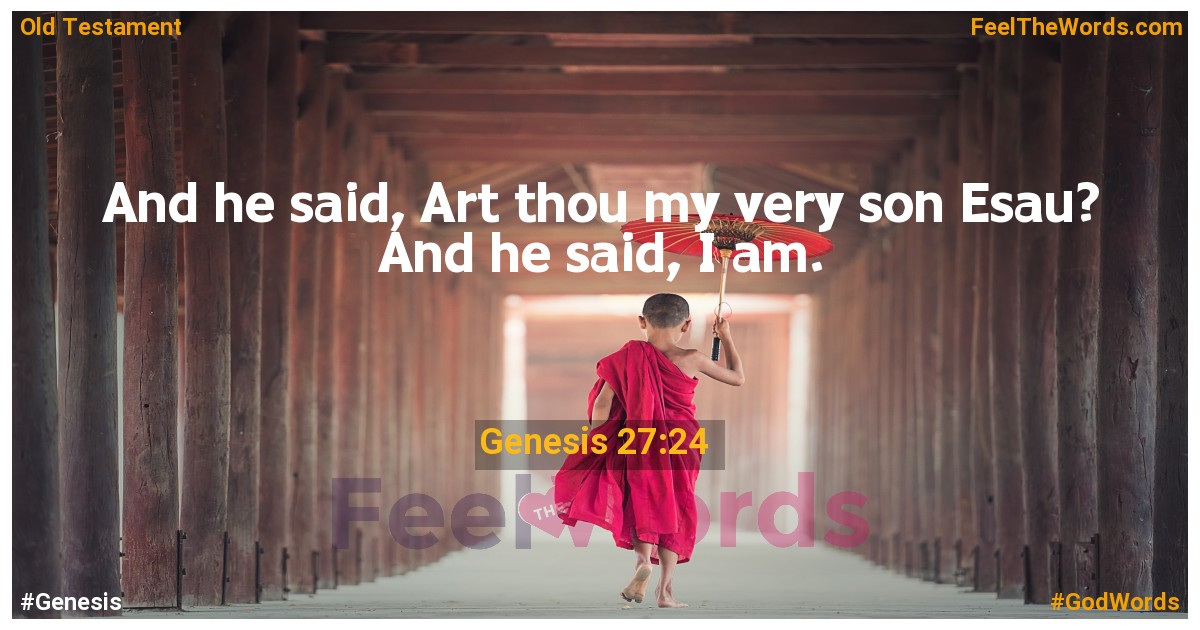 Genesis 27:24