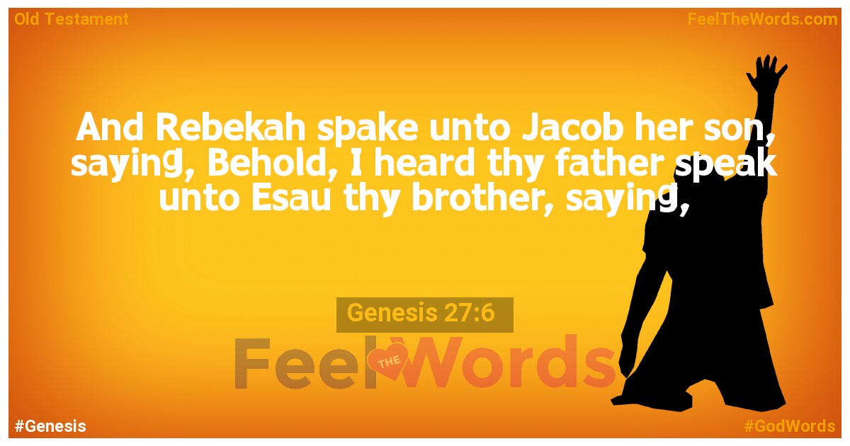 Genesis 27:6