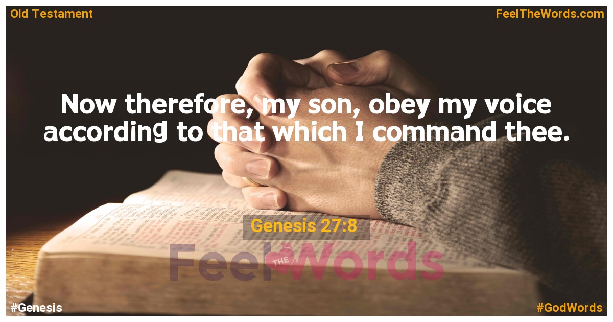 Genesis 27:8