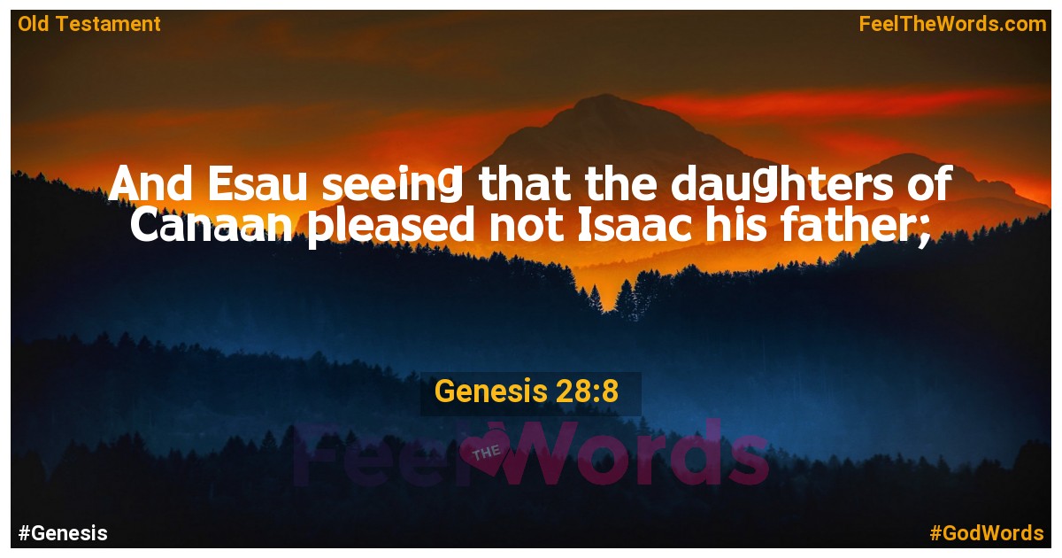 Genesis 28:8