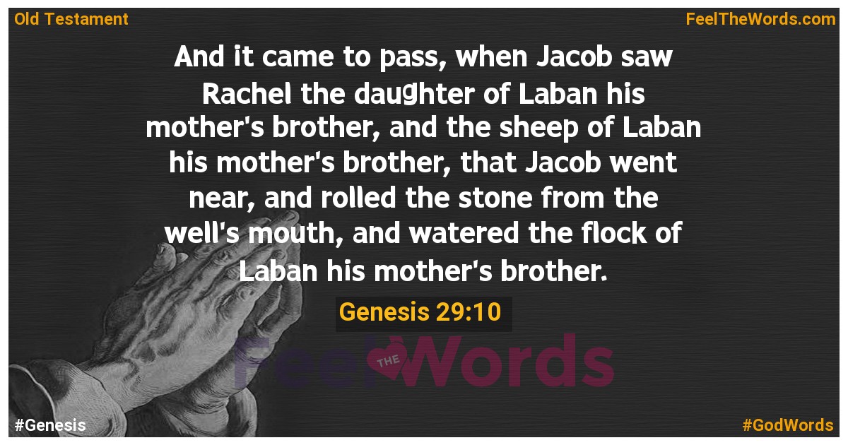 Genesis 29:10