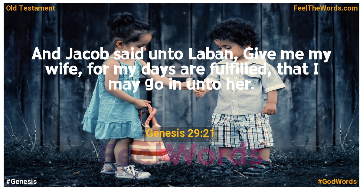 Genesis 29:21