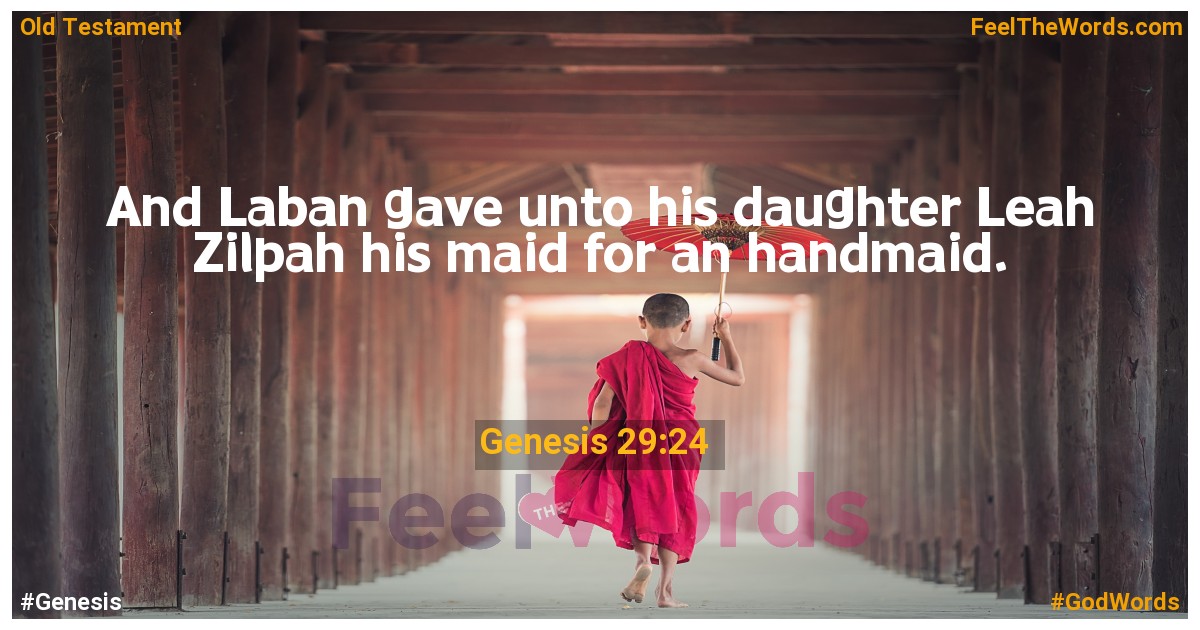 Genesis 29:24
