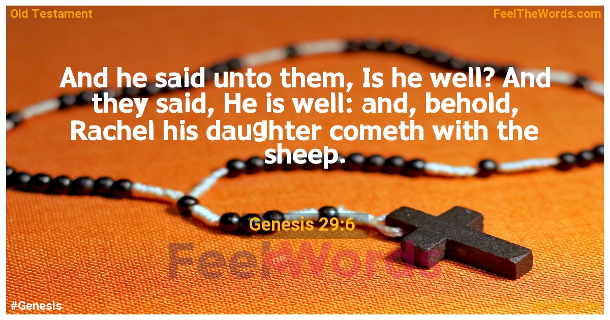 Genesis 29:6