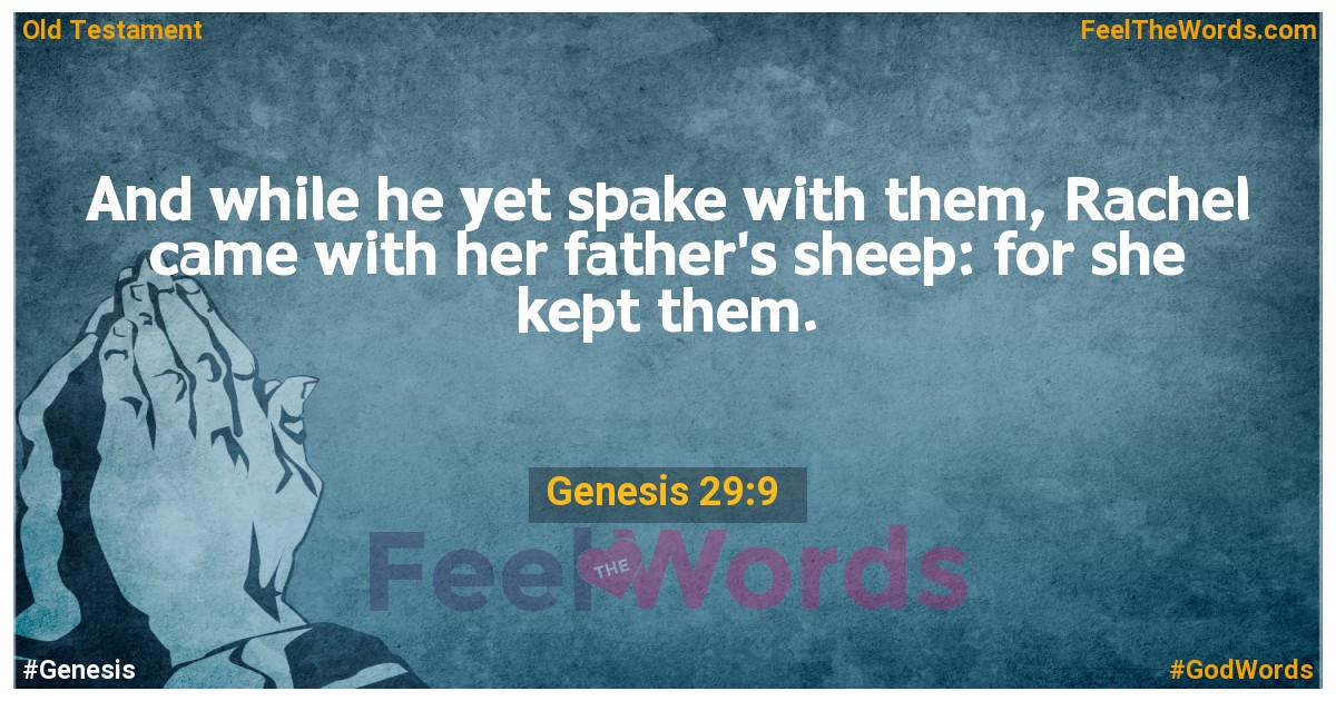 Genesis 29:9