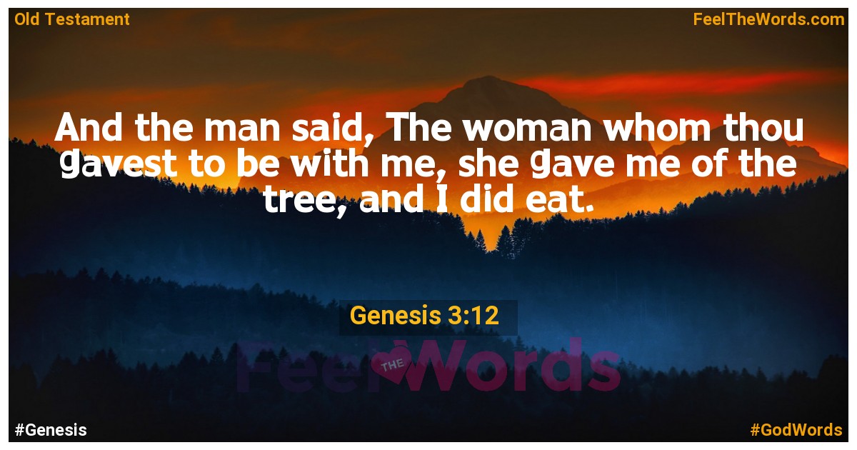 Genesis 3:12