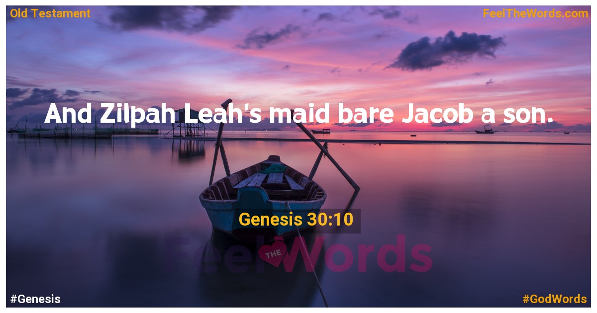 Genesis 30:10