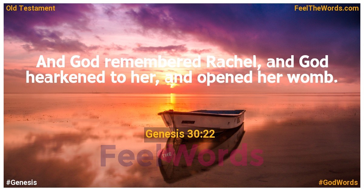 Genesis 30:22