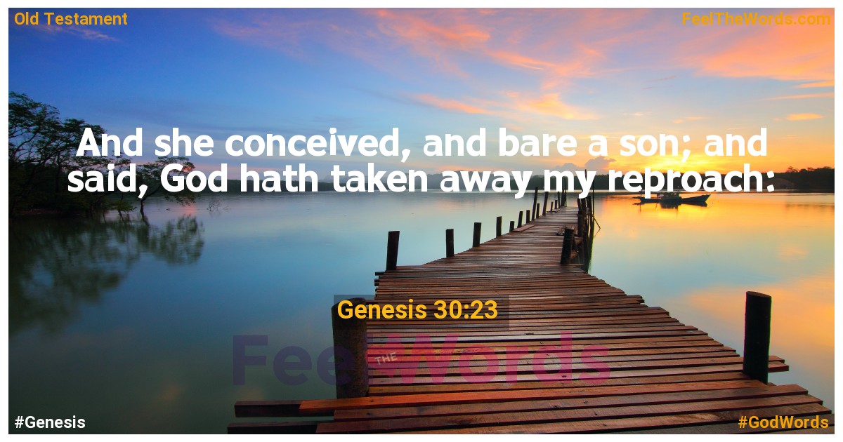 Genesis 30:23