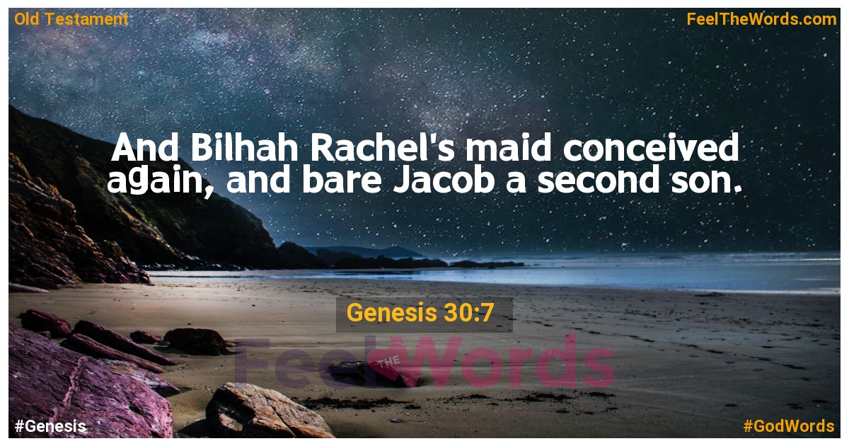 Genesis 30:7