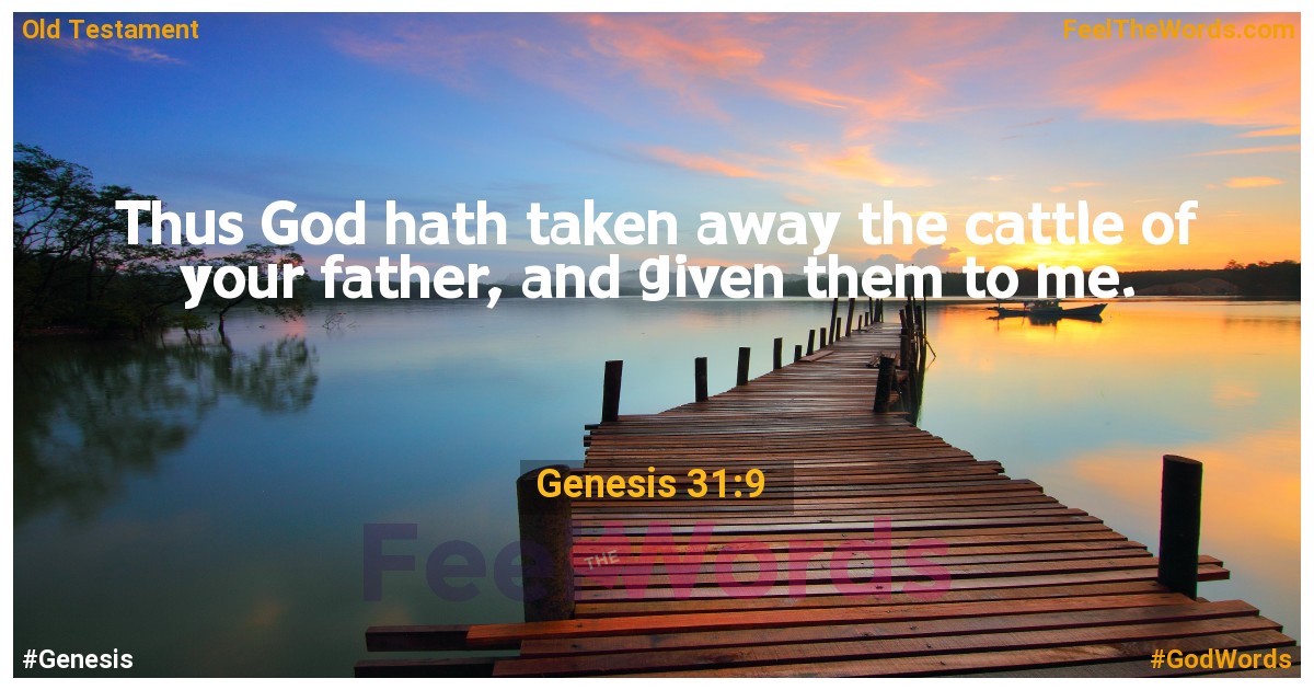 Genesis 31:9