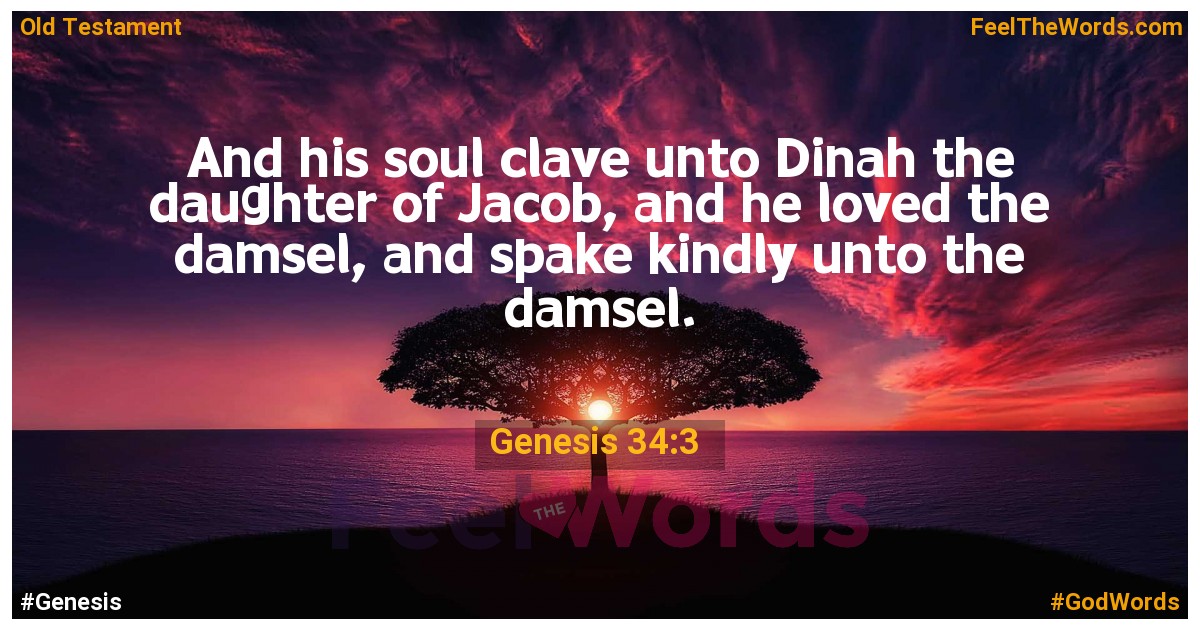 Genesis 34:3