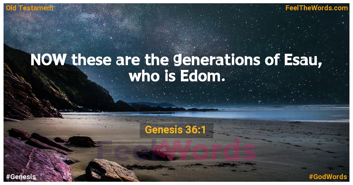 Genesis 36:1