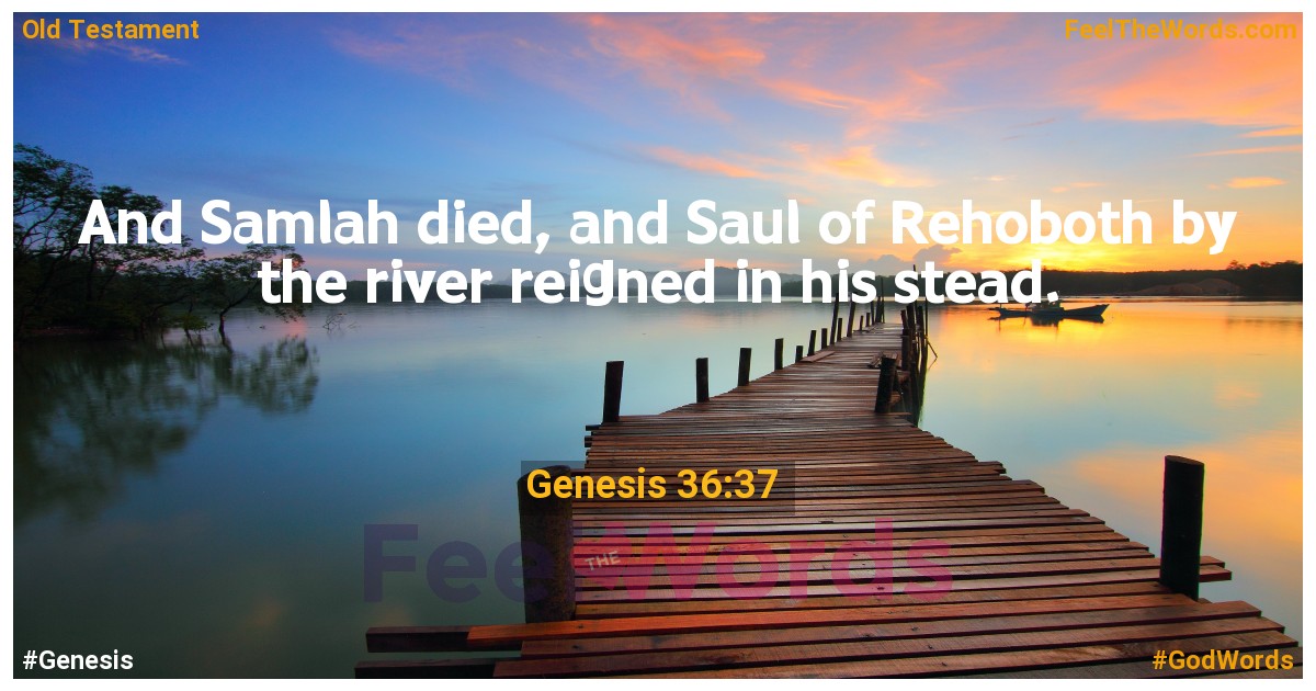 Genesis 36:37