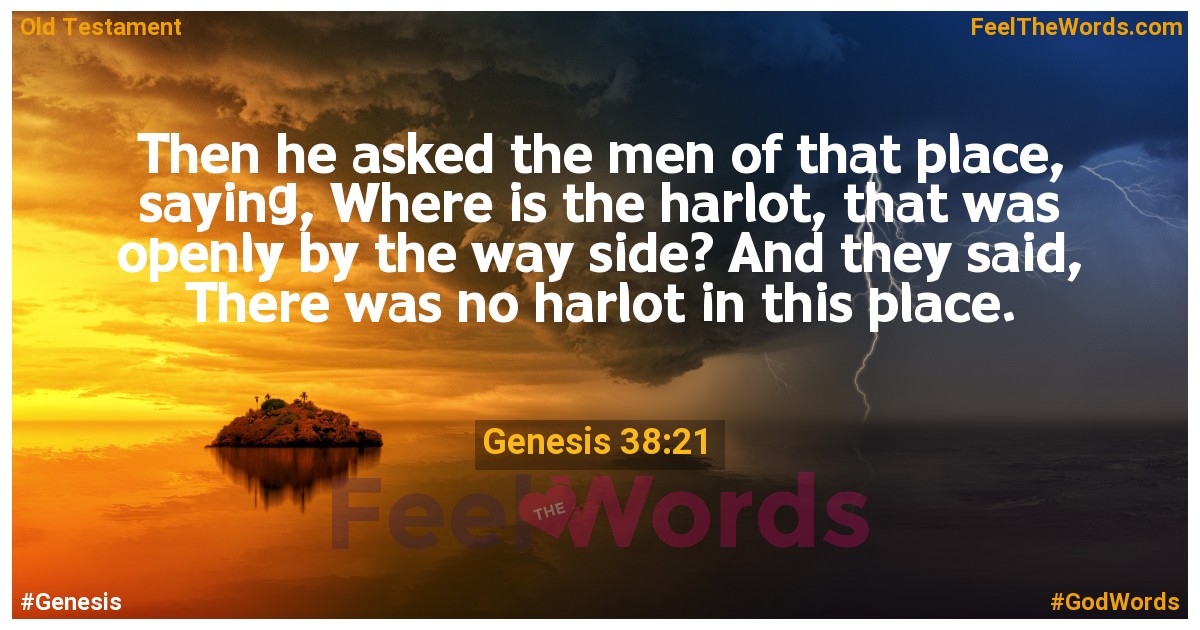 Genesis 38:21