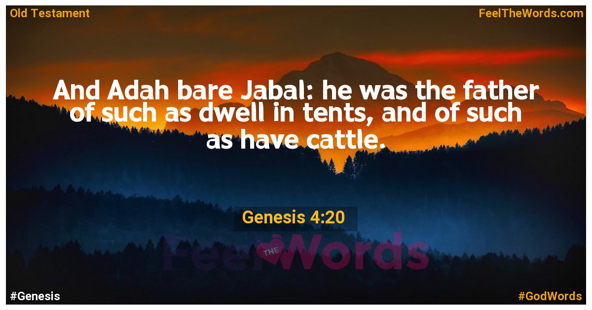 Genesis 4:20