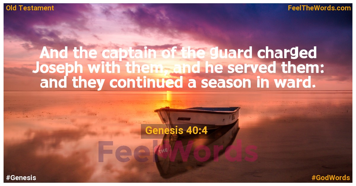 Genesis 40:4