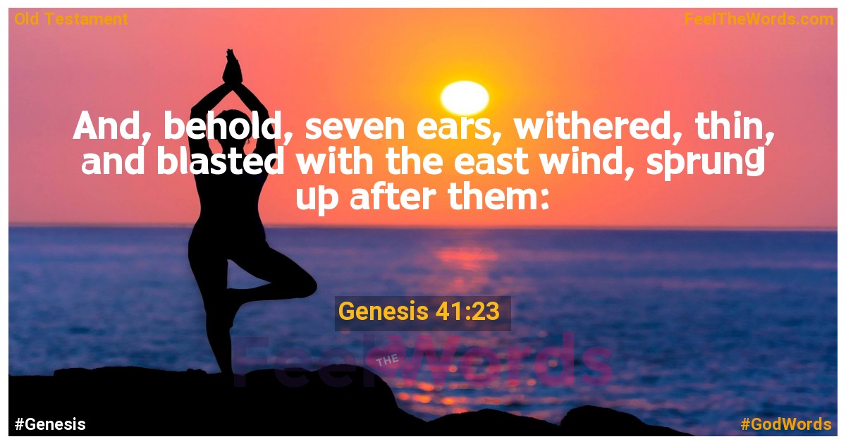 Genesis 41:23