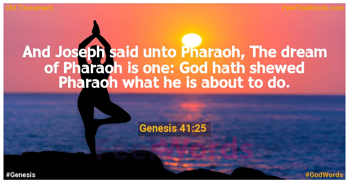 Genesis 41:25