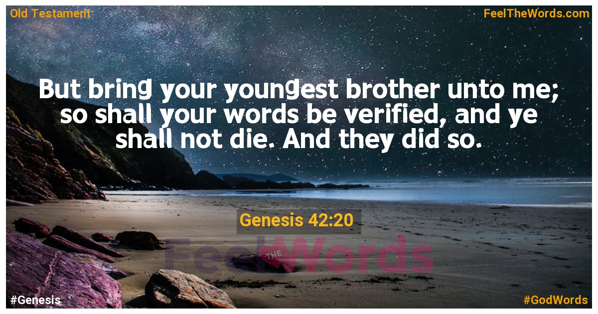 Genesis 42:20