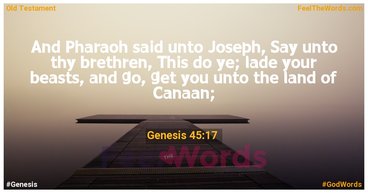 Genesis 45:17