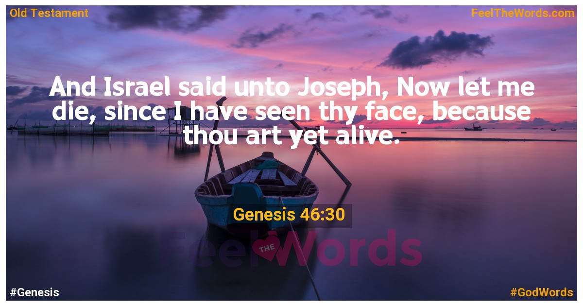 Genesis 46:30
