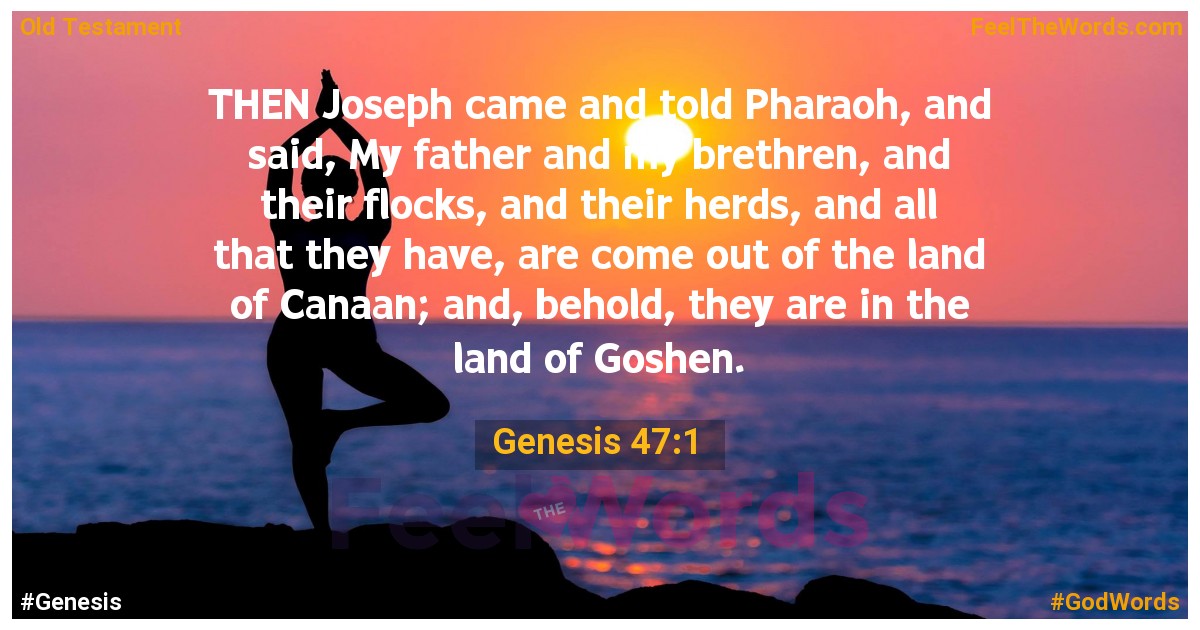 Genesis 47:1