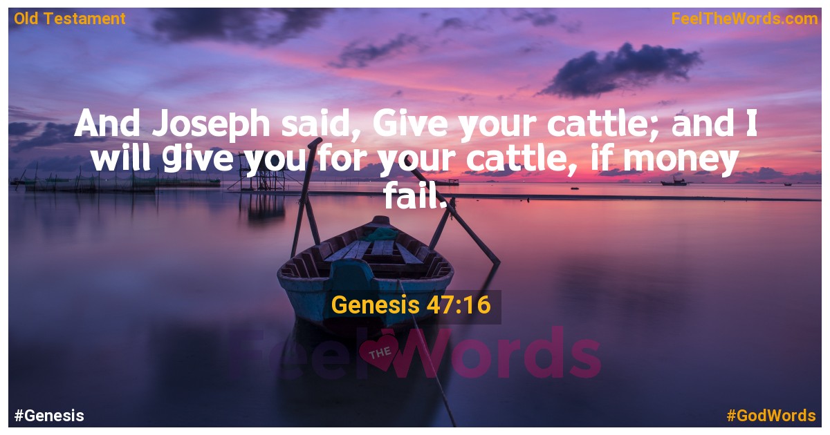Genesis 47:16