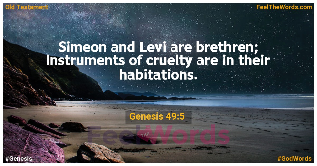Genesis 49:5