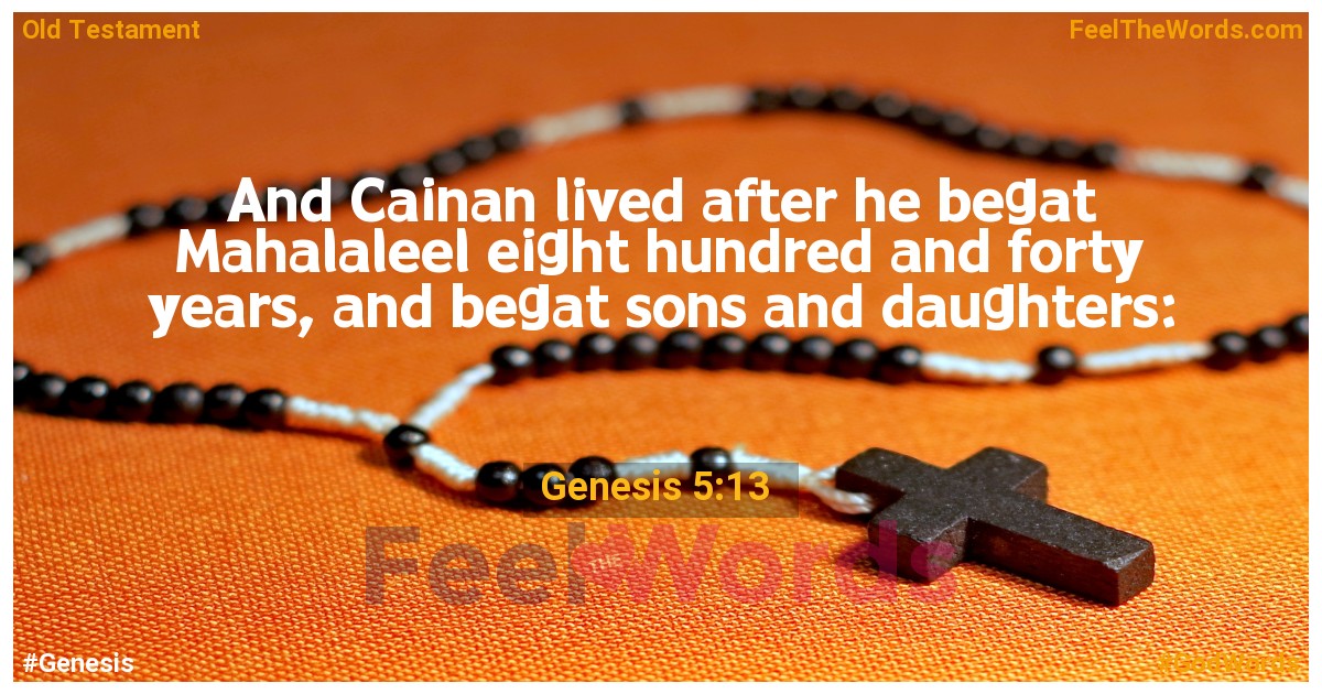 Genesis 5:13