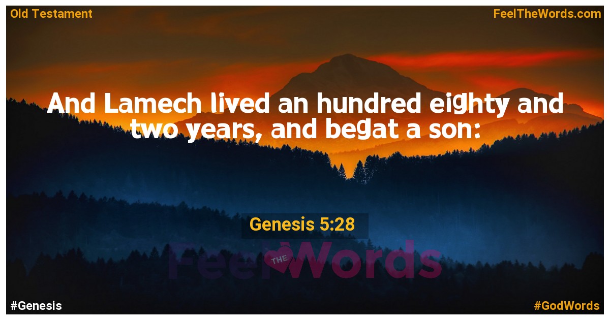 Genesis 5:28