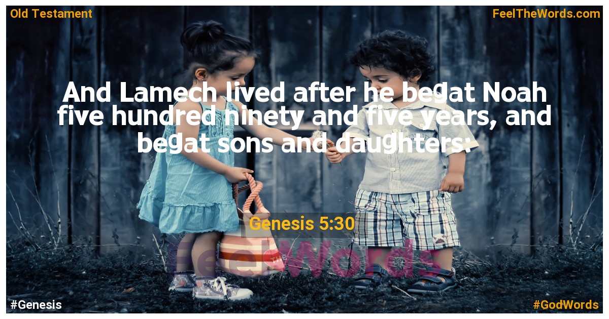 Genesis 5:30