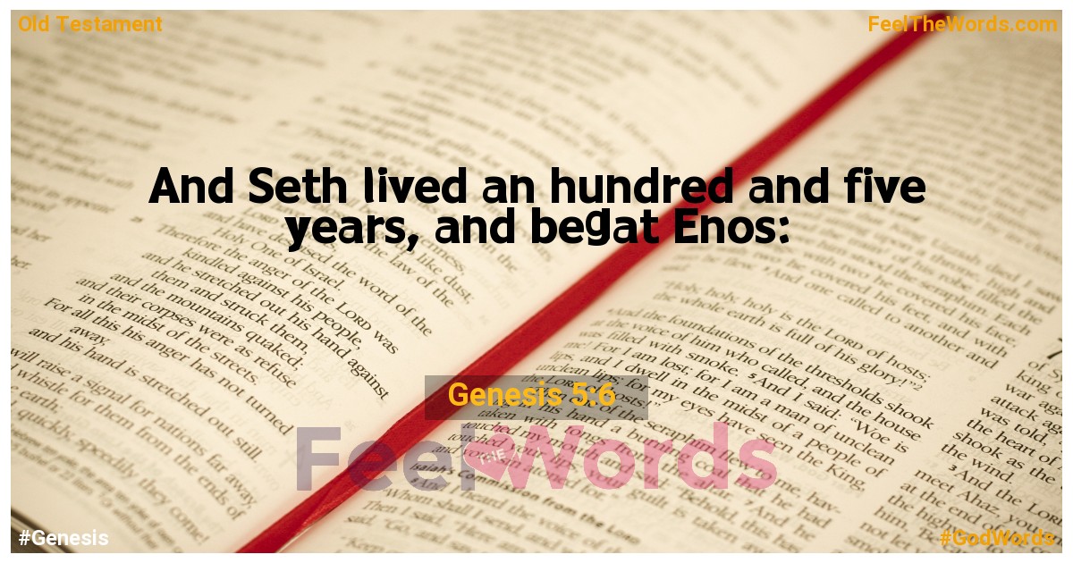 Genesis 5:6