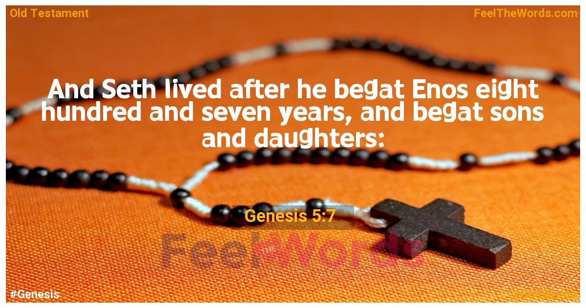 Genesis 5:7