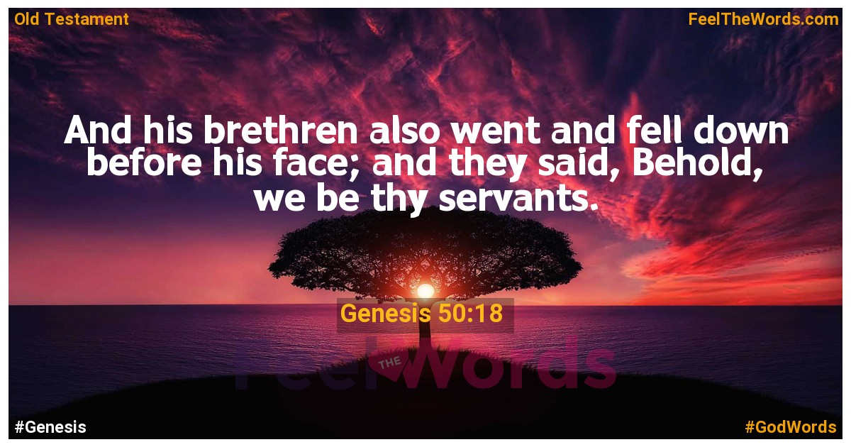 Genesis 50:18