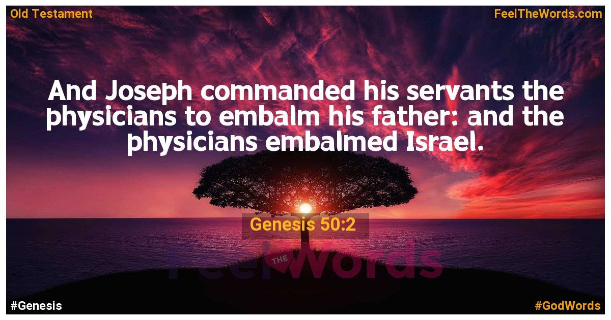 Genesis 50:2