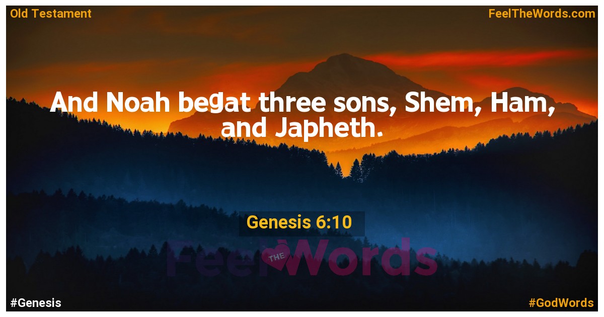 Genesis 6:10