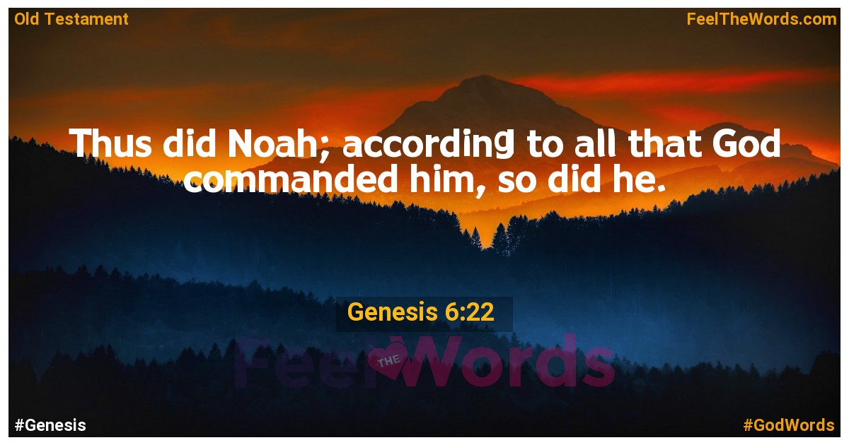 Genesis 6:22
