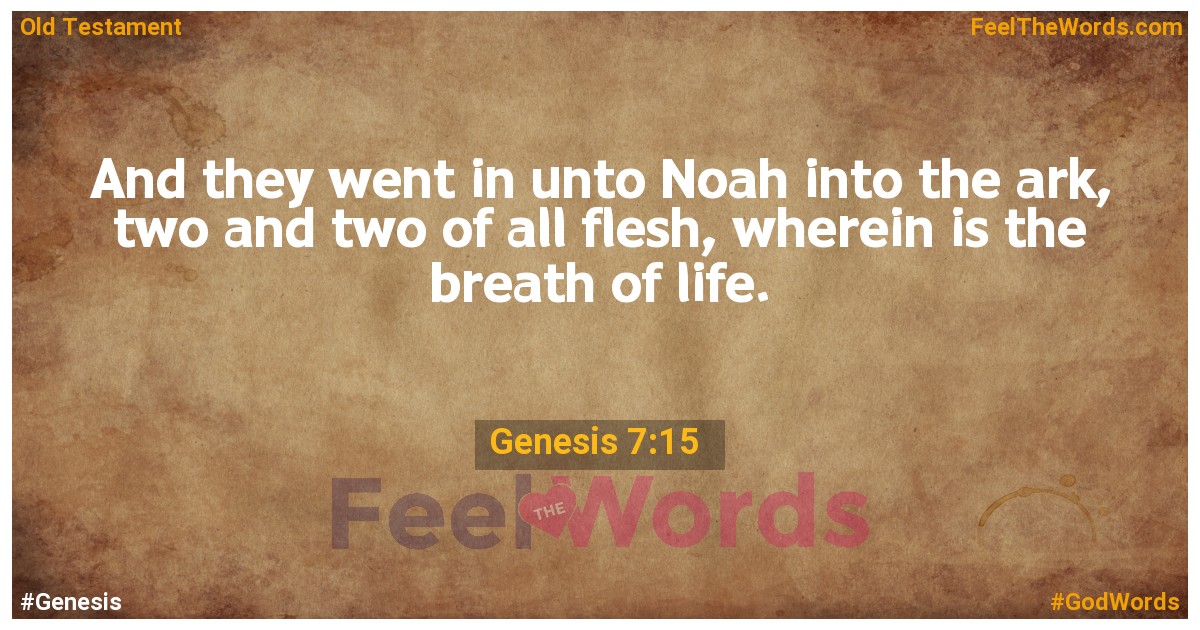Genesis 7:15