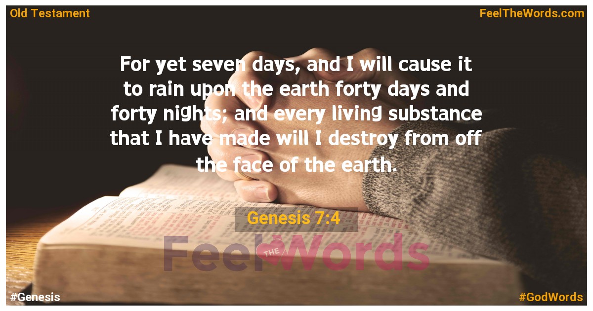 Genesis 7:4
