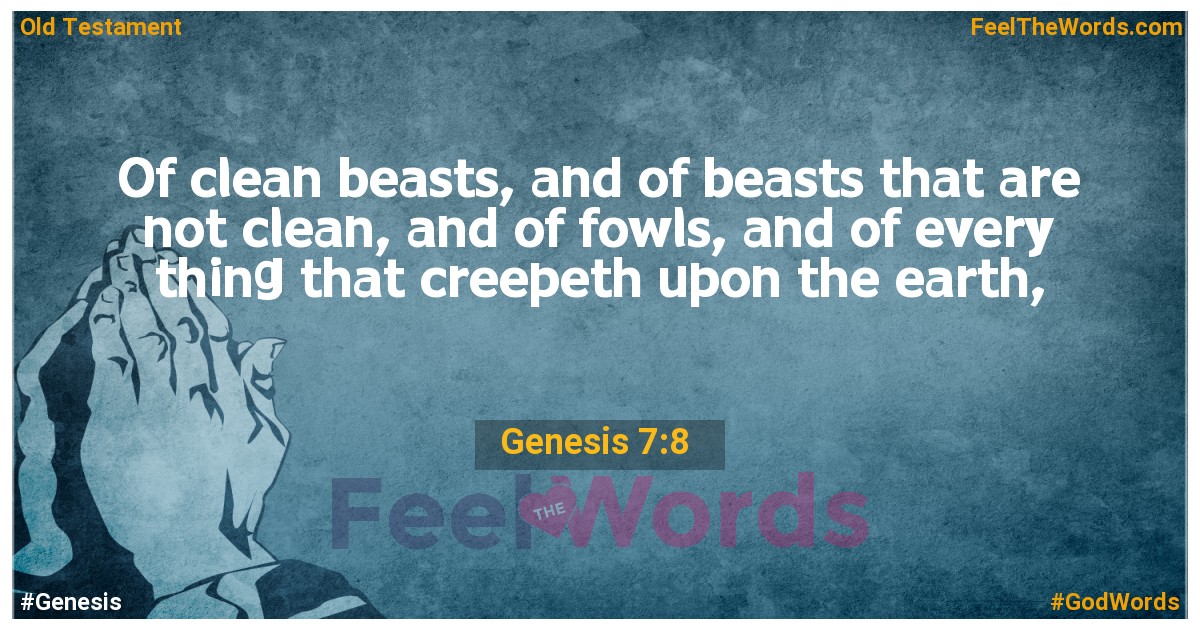 Genesis 7:8
