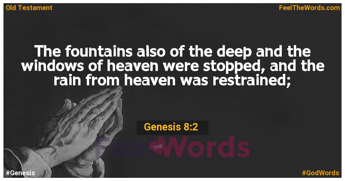 Genesis 8:2